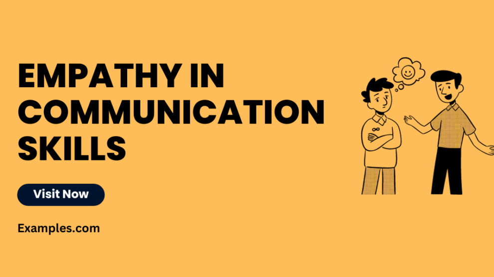 Empathy in Communication Skills